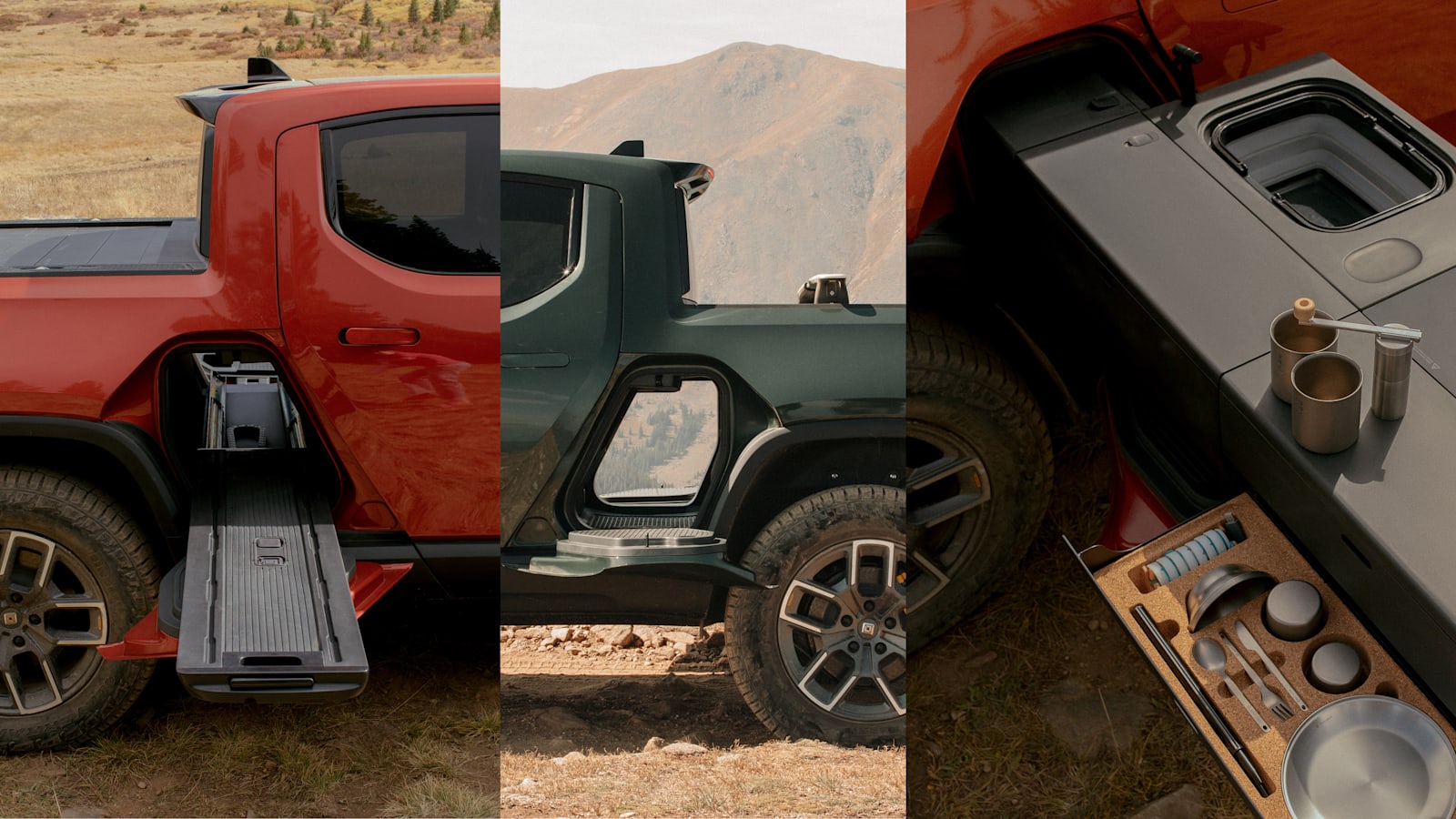 Багажник спереду і &quot;дірка&quot; в борту: 9 крутих фішок електричного пікапа Rivian R1T